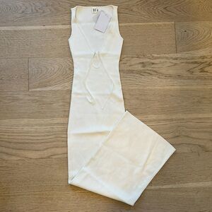 HELSA Teva White Maxi Bodycon Dress